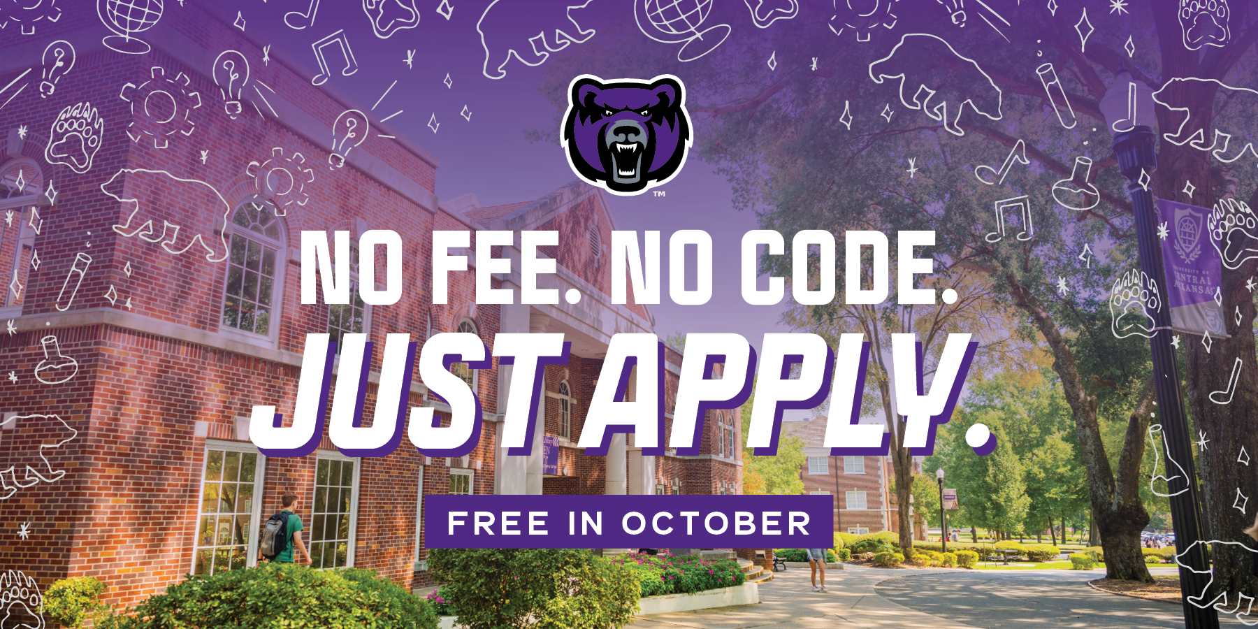 No Fee. No Code. Just Apply.