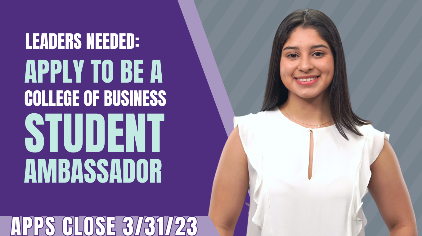 APPLY TO BE A COB AMBASSADOR BY 3/31!