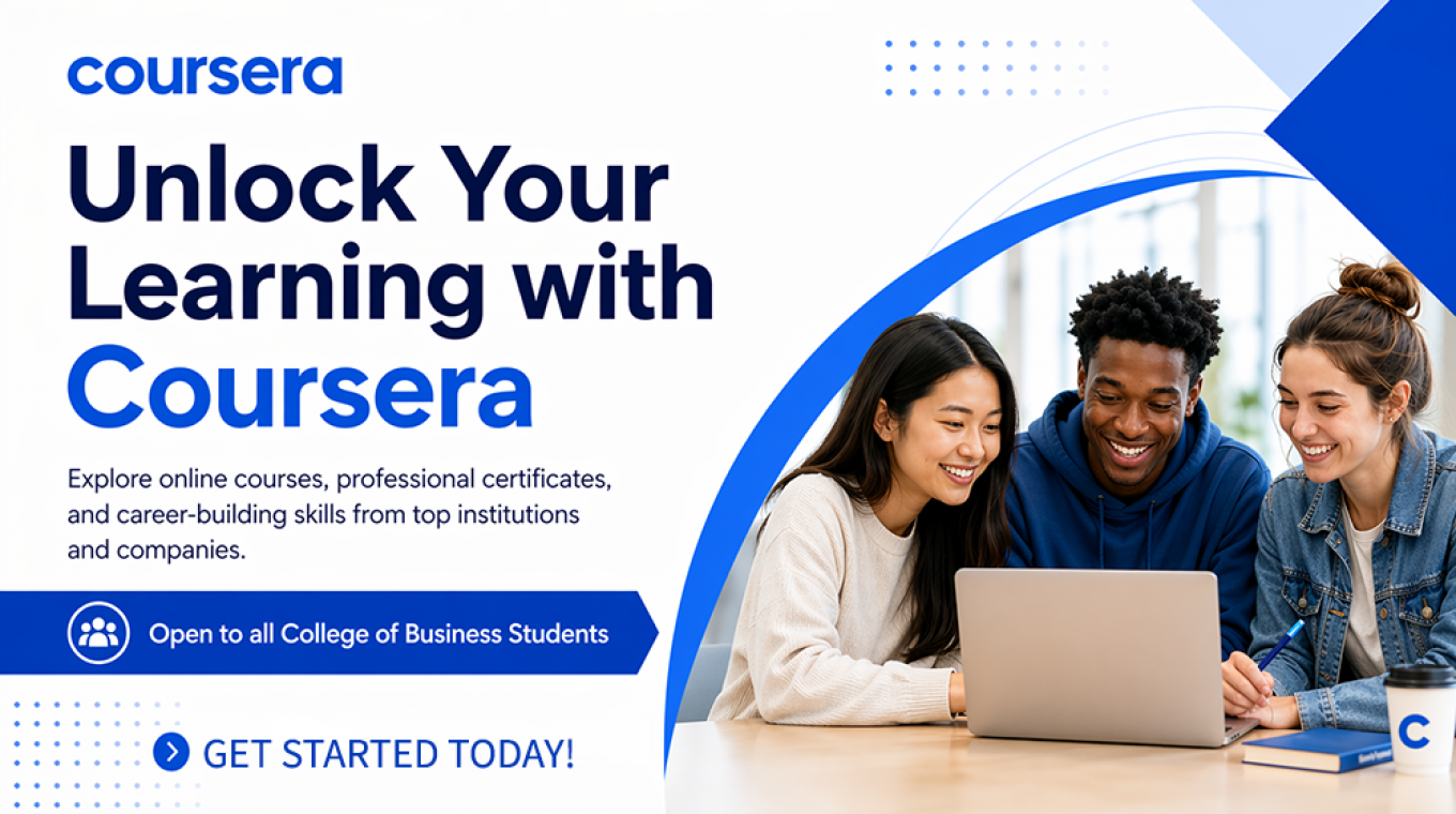 Business Students Welcome to Enroll in Coursera