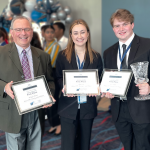 Students Bo Cunningham & Ally Loter Win Governor’s Cup, Team Led by I&E Prof. Duggins