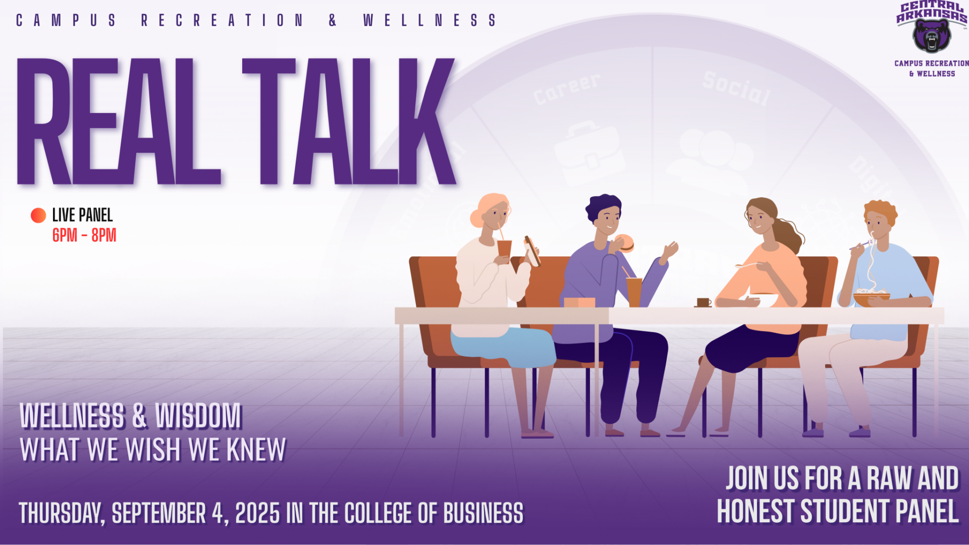 Real Talk Wellness Panel Website