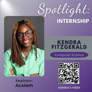 Kendra Fitzgerald, Computer Science major, Employer - Acxiom