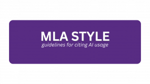 link to MLA style guidelines for AI