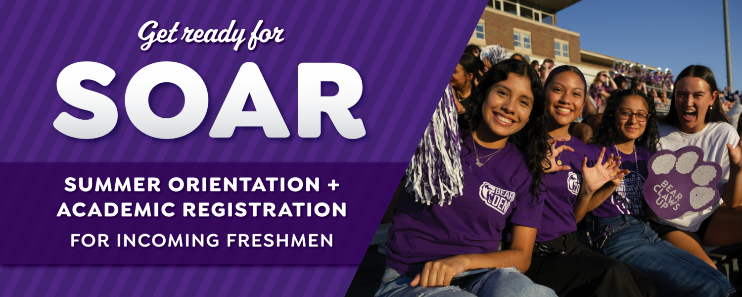 Please join the Department of First Year Experience welcoming our Fall incoming students and their families for our 2025 SOAR dates – May 20, May 22, May 28-29, June 1-2, June 3, June 5, June 17-18, June 22-23, June 24, June 26, & July 22.