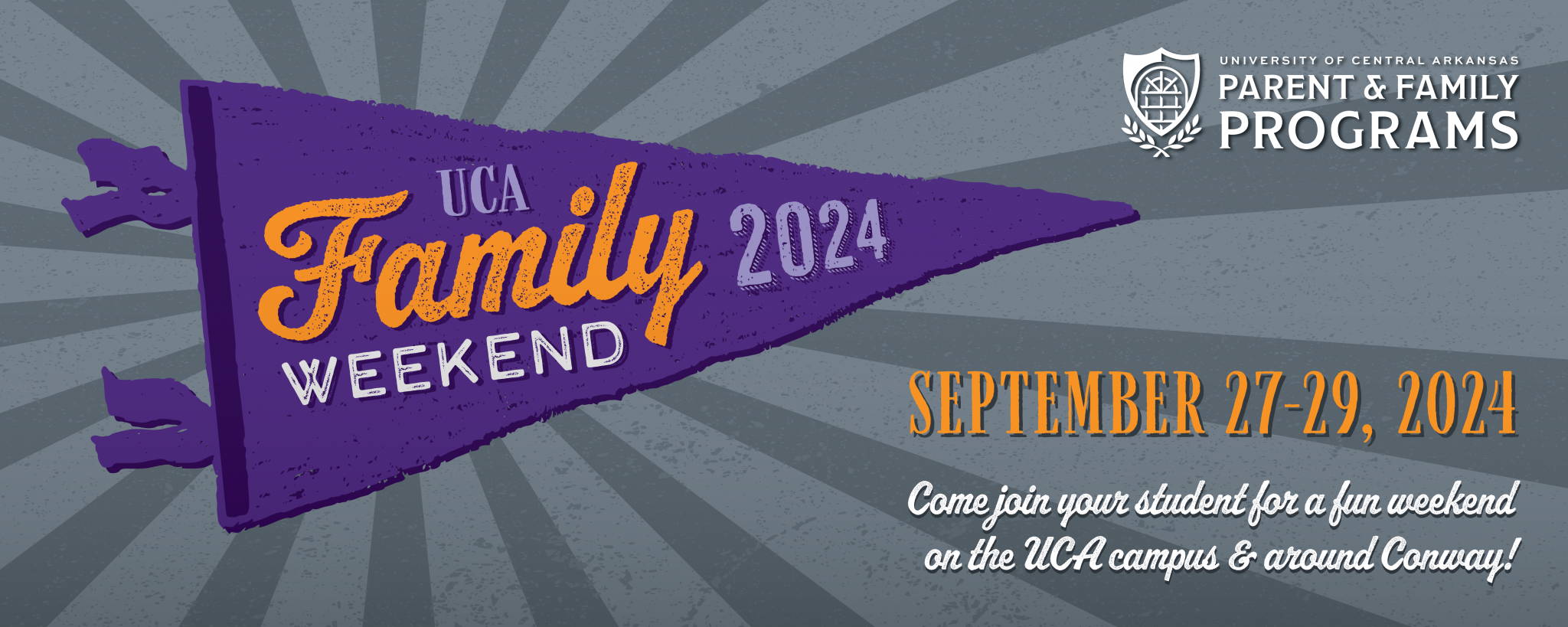 Family Weekend Webpage Banner