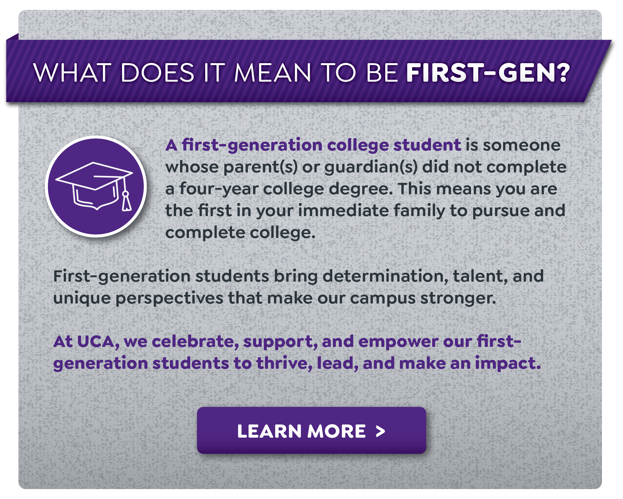 What Does it Mean to be First-Gen? Learn More