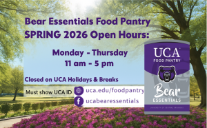 Pantry Open Mon thru Thurs 11 to 5 for Spring Semester