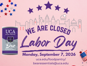 Pantry Closed Labor Day Monday September 7