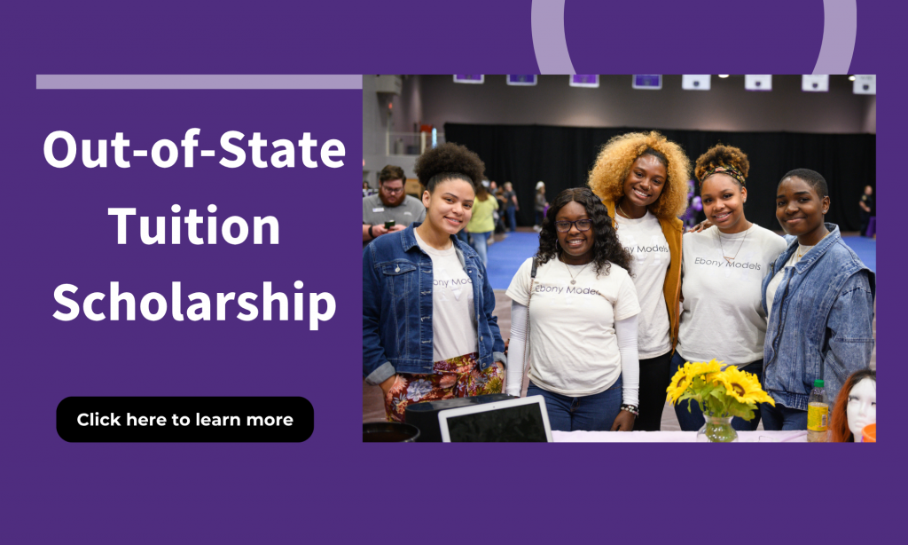 Click banner to learn more about the Out-of-State Tuition Scholarship