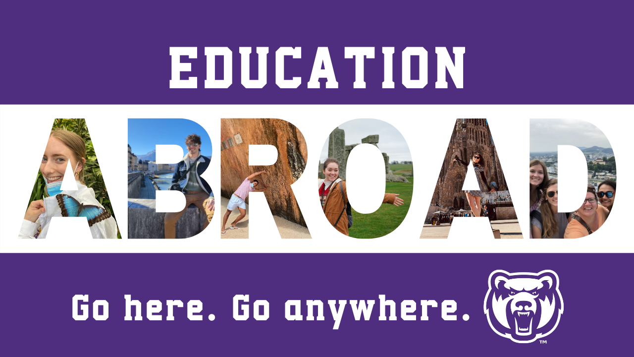 Education Abroad: Go here, go anywhere.