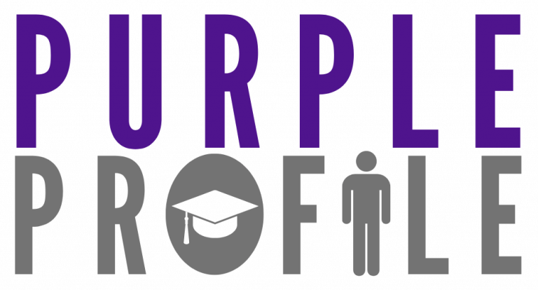 image; the purple profile