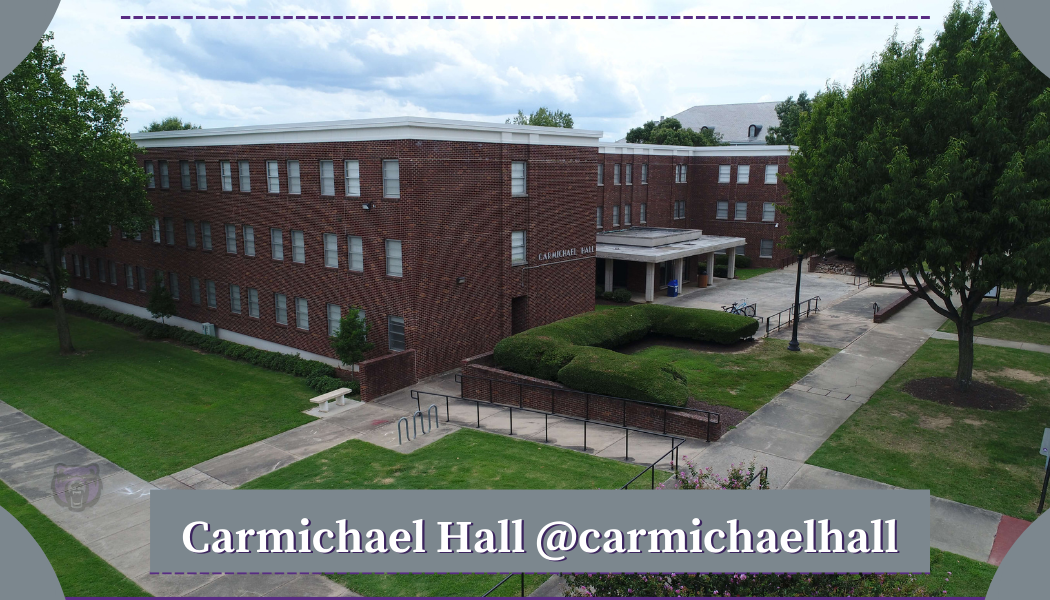image; link/button to carmichael hall instagram