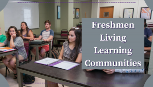 Image; link/button Freshman Living Learning Communities page