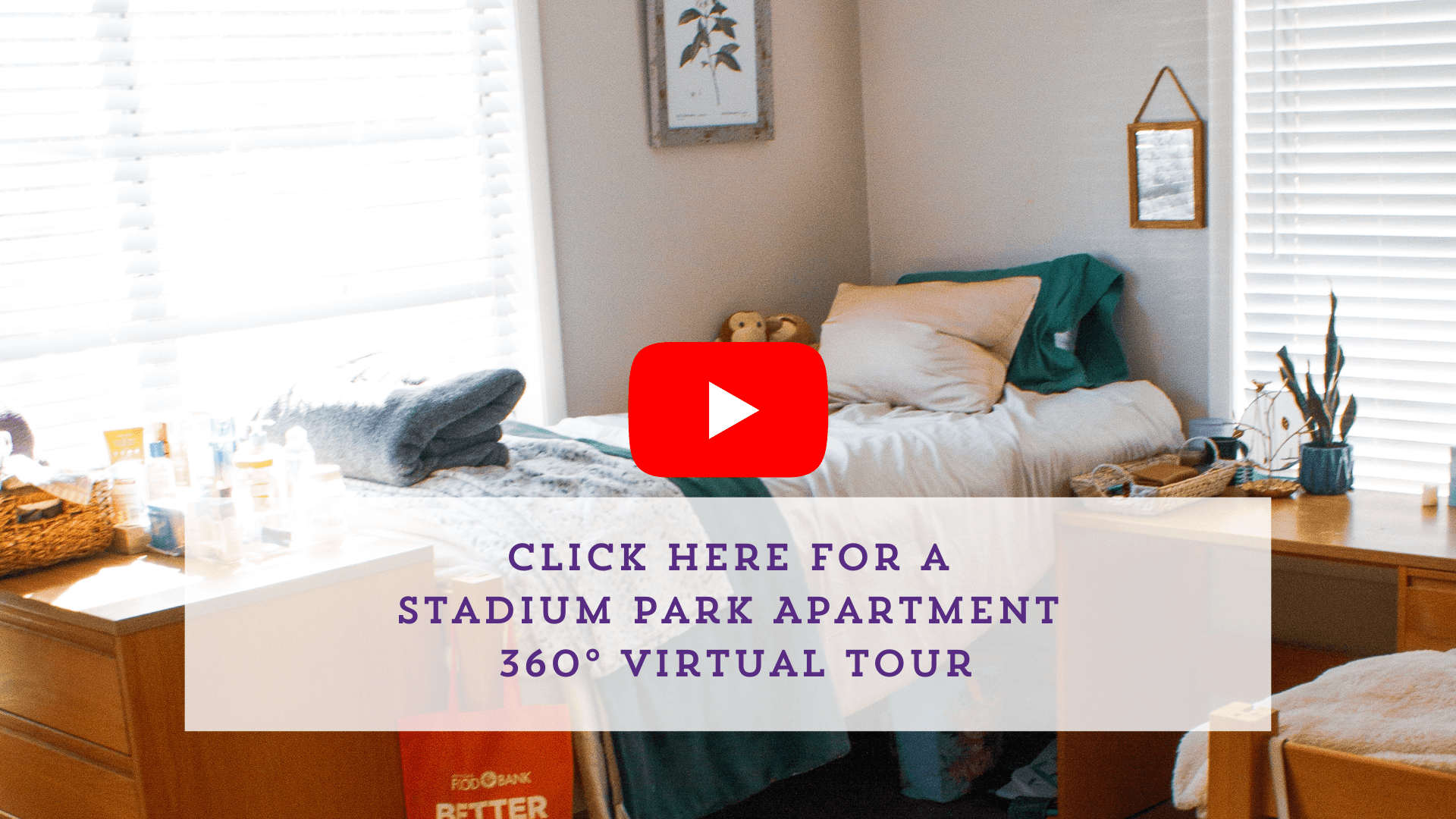 alt text: click here for a stadium park apartment 360 degree virtual tour