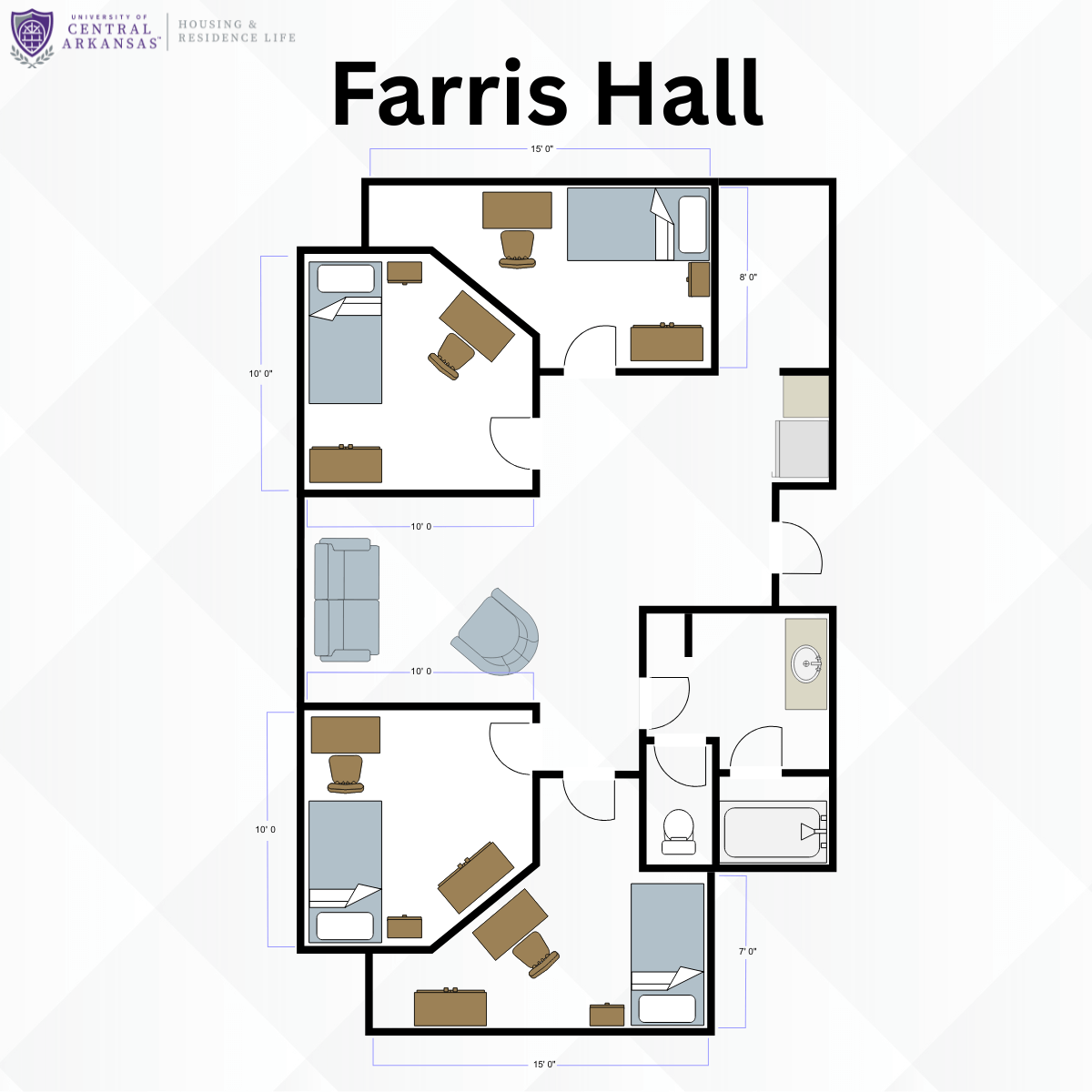 Farris Hall Floor Plan