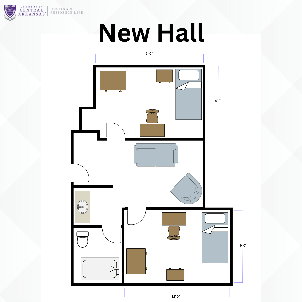 New Hall Floor Plan