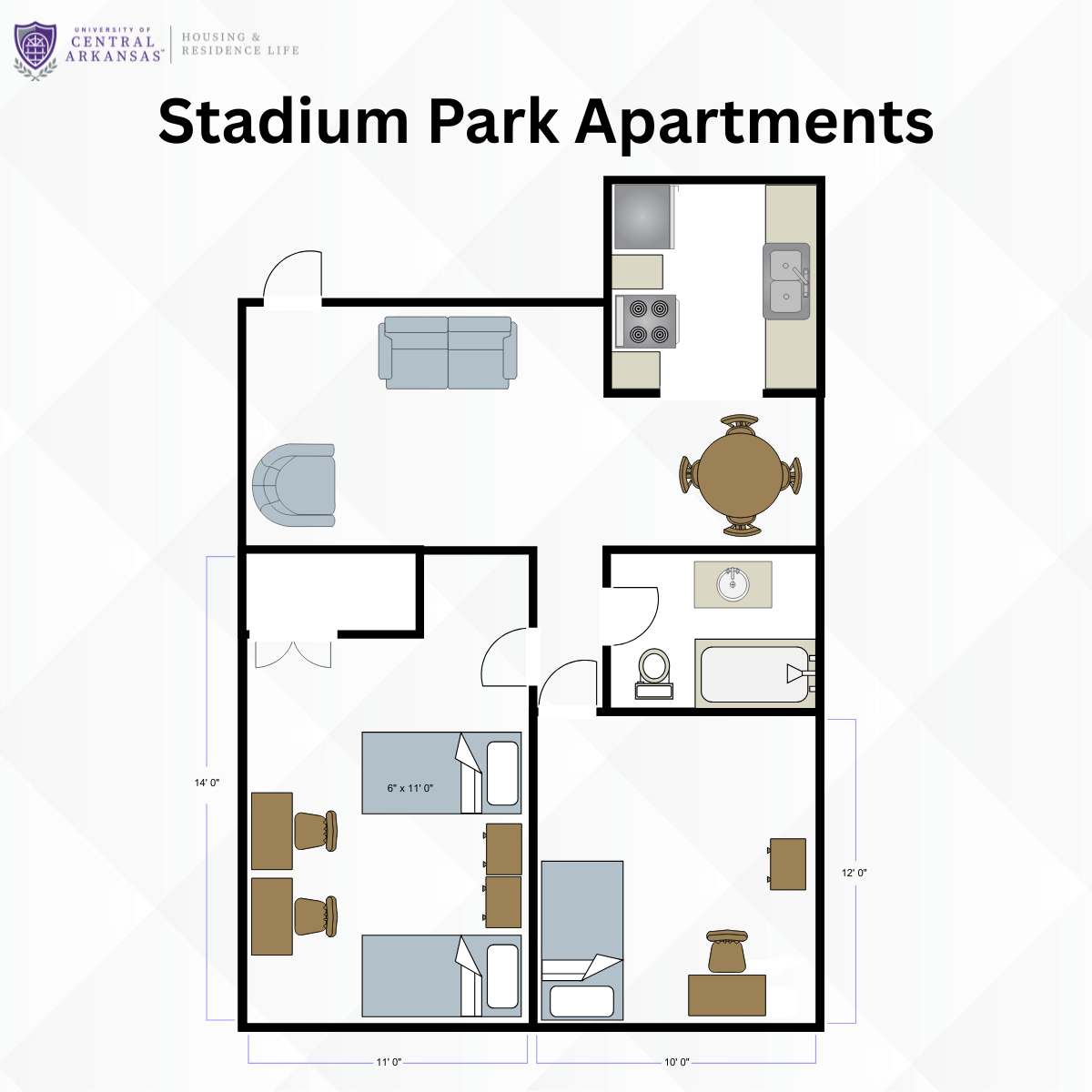 Stadium Park Apartments Floor Plan