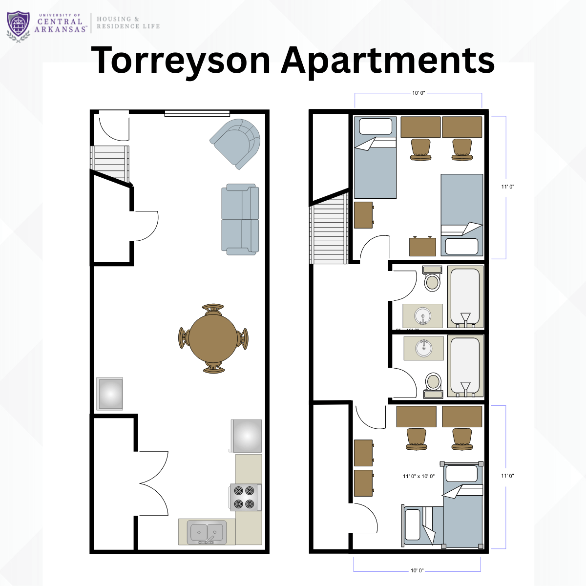 Torreyson Apartments Floor Plan