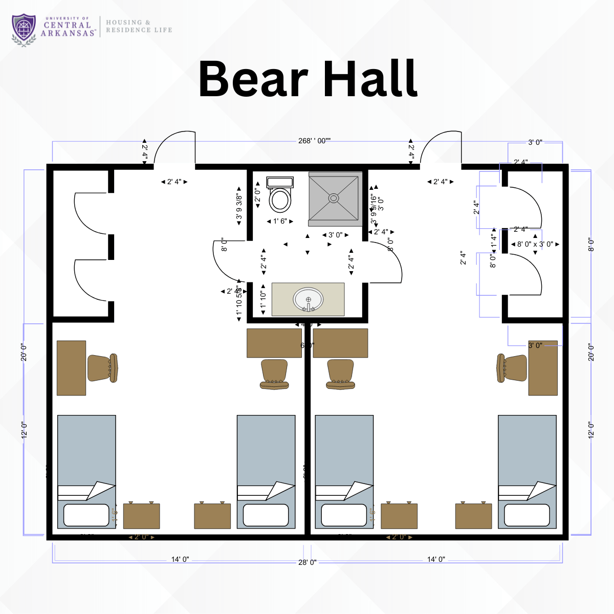 Bear Hall Floor Plan