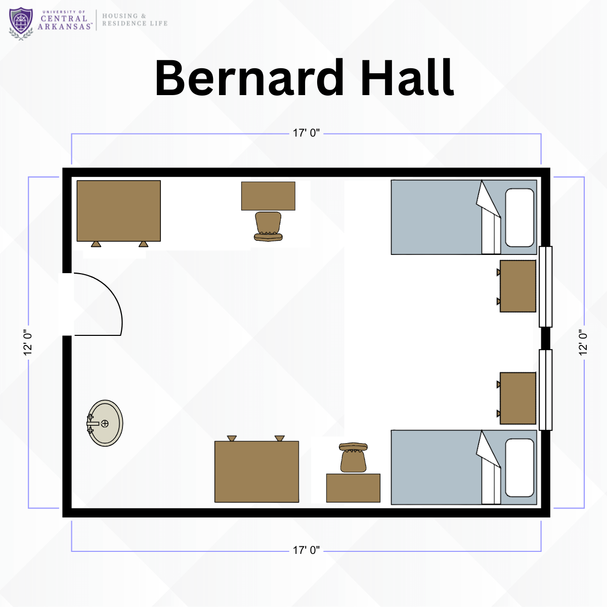 Bernard Hall Floor Plan