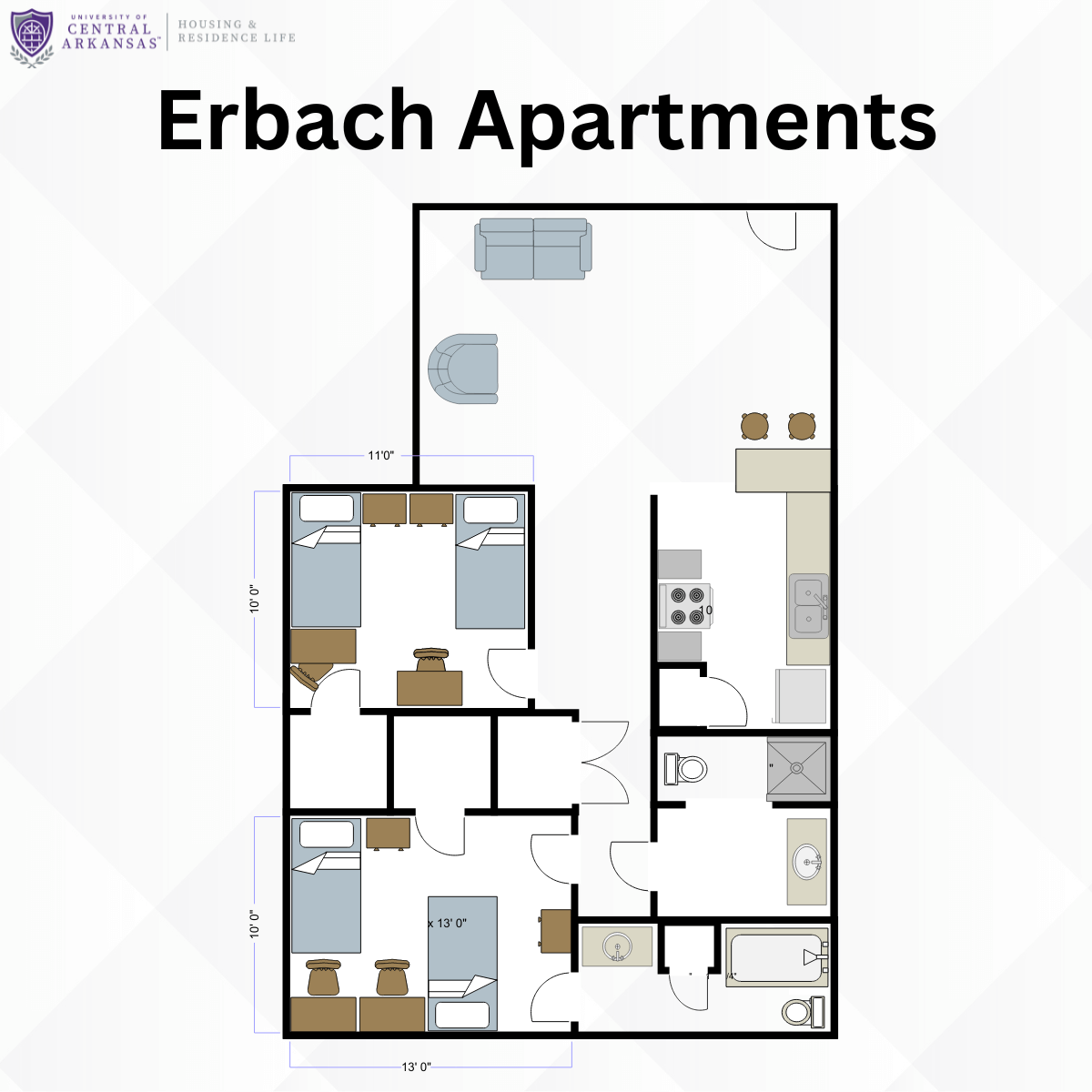 Erbach Apartments Floor Plan