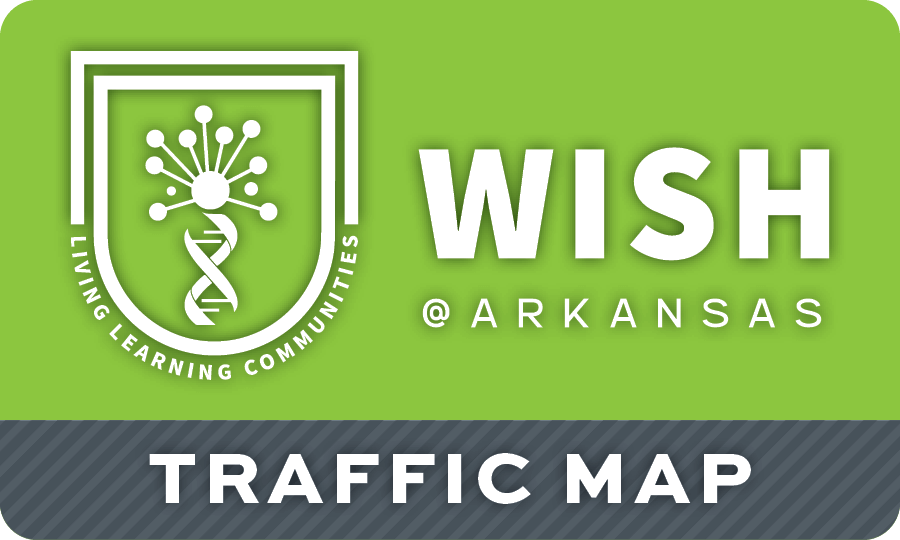 Click Here for the Arkansas Hall Traffic Map