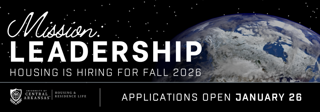Mission: Leadership. Housing is Hiring for Fall 2026. Applications open January 26, 2026.