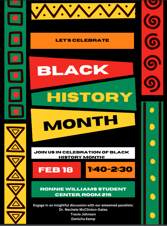 Black History Panel Flyer