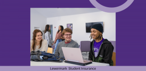 Three students are in a discussion