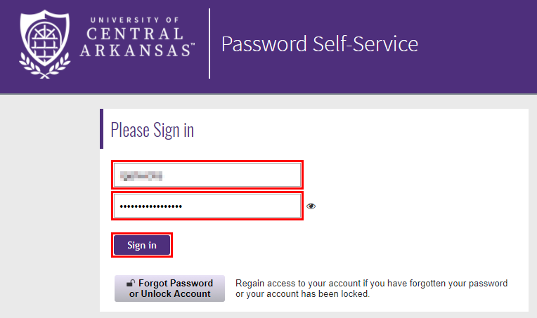 Setting Up Password Security Answers