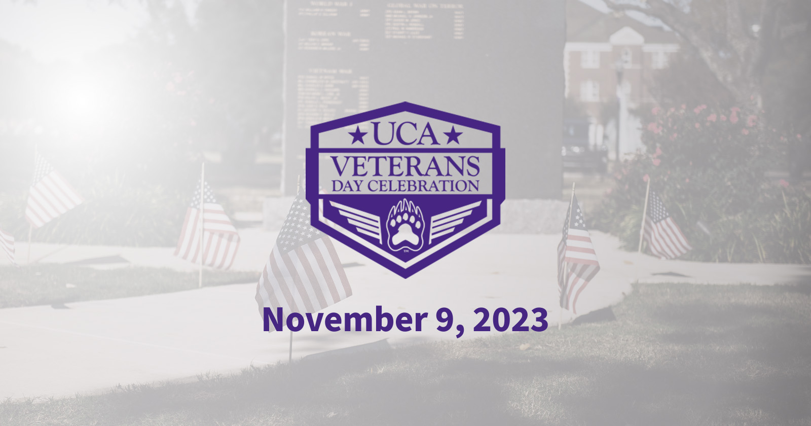 UCA News UCA announces 2023 Veterans Day event and information fair