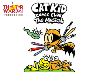 A poster of CatKid Comic Club the Musical