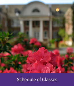 Schedule of Classes