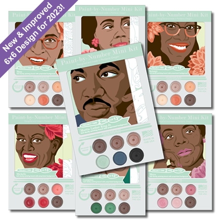 02.07 – CELEBRATING BLACK HISTORY: Paint by Number Kits of African American Heroes
