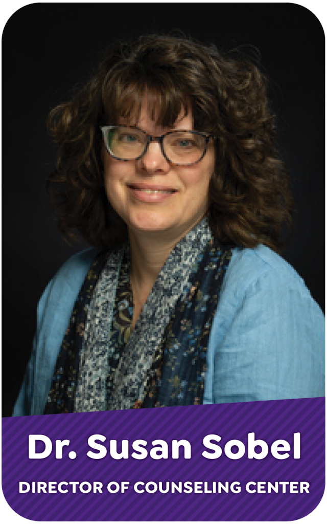 Dr. Susan Sobel, Director of Counseling Center